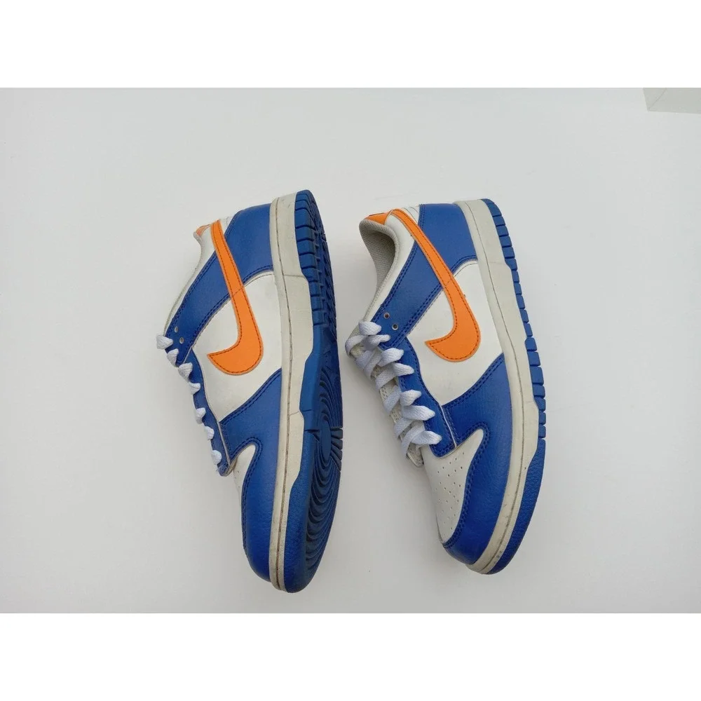 Nike Dunk Low Top GS Youth Blue And Orange Kids Sneakers Shoes Size 6.5 Y